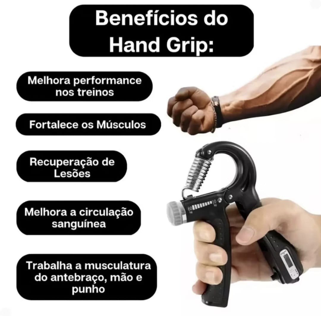 Fortalecedor de mãos Evo Grip - PROMOÇÃO POR TEMPO LIMITADO!