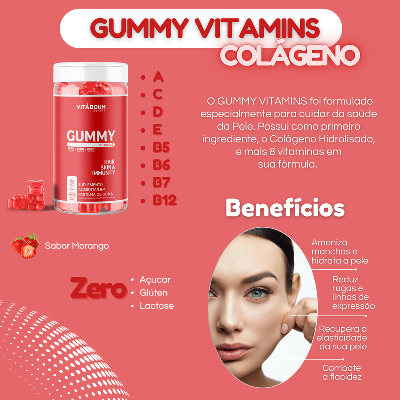 Gummy Vitamins Colágeno VITABOUM