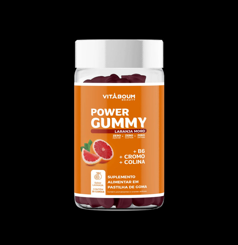 Gummy  Power Laranja Moro   VITABOUM