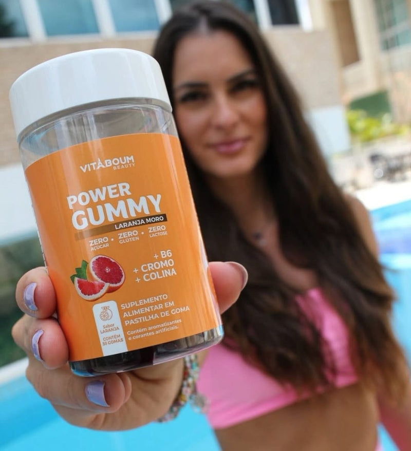 Gummy  Power Laranja Moro   VITABOUM